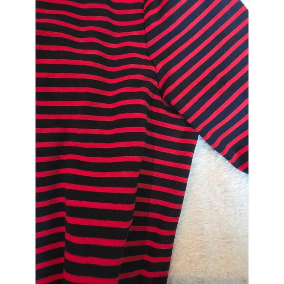 🔴 Madewell Sorbonne Dress in Sailor Stripe – Size L - Picture 4 of 6